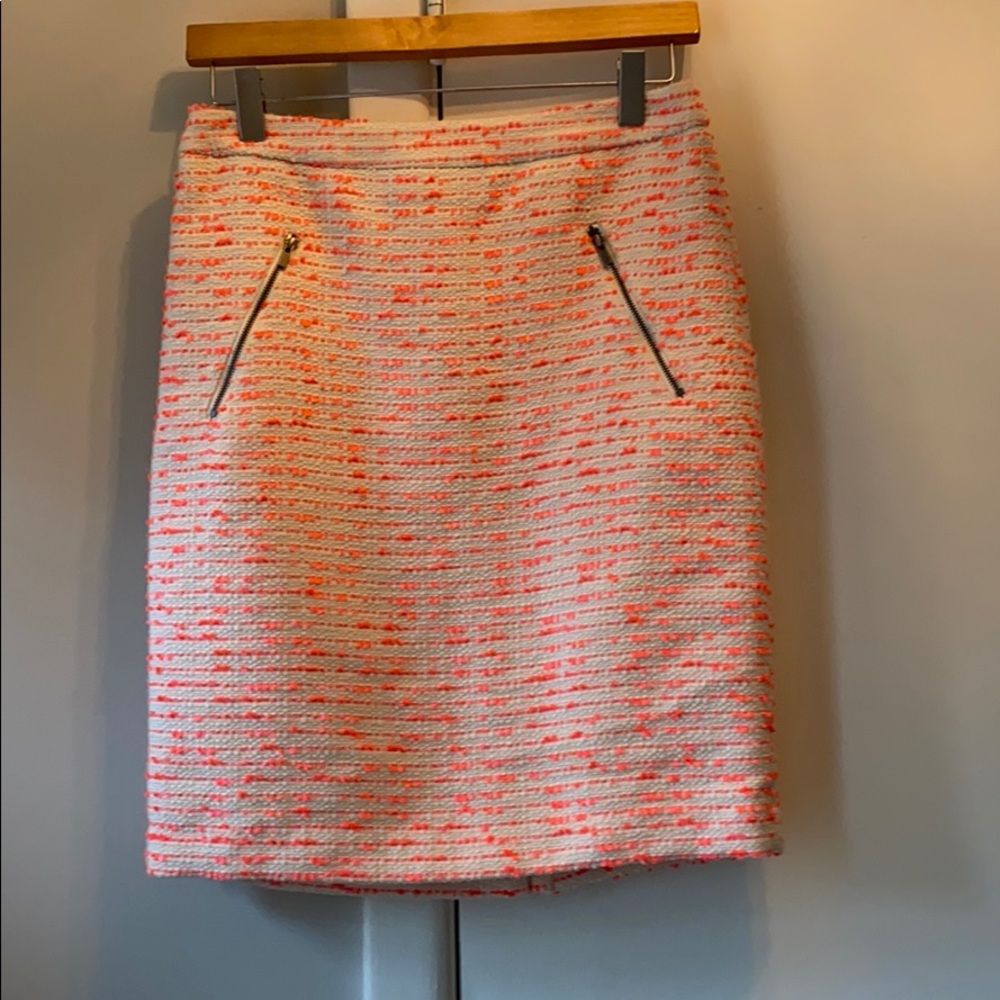 Halogen pink and white skirt
